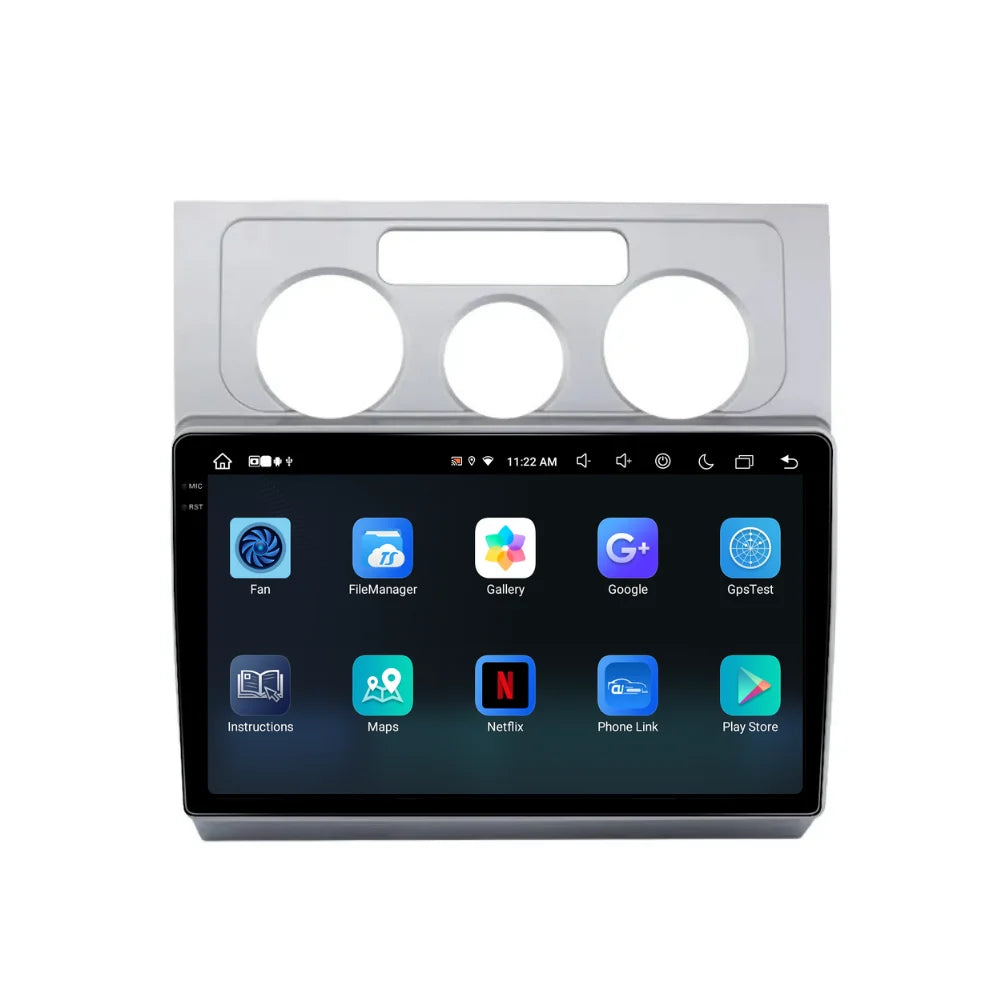 Navigatie Volkswagen Touran (2003-2010), Android, Ecran 10 inch, 4GB RAM 64GB, 8-core