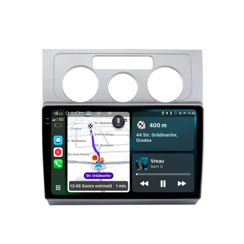 Navigatie Volkswagen Touran (2003-2010), Android, Ecran 2K, 4GB RAM 64GB, 8-core