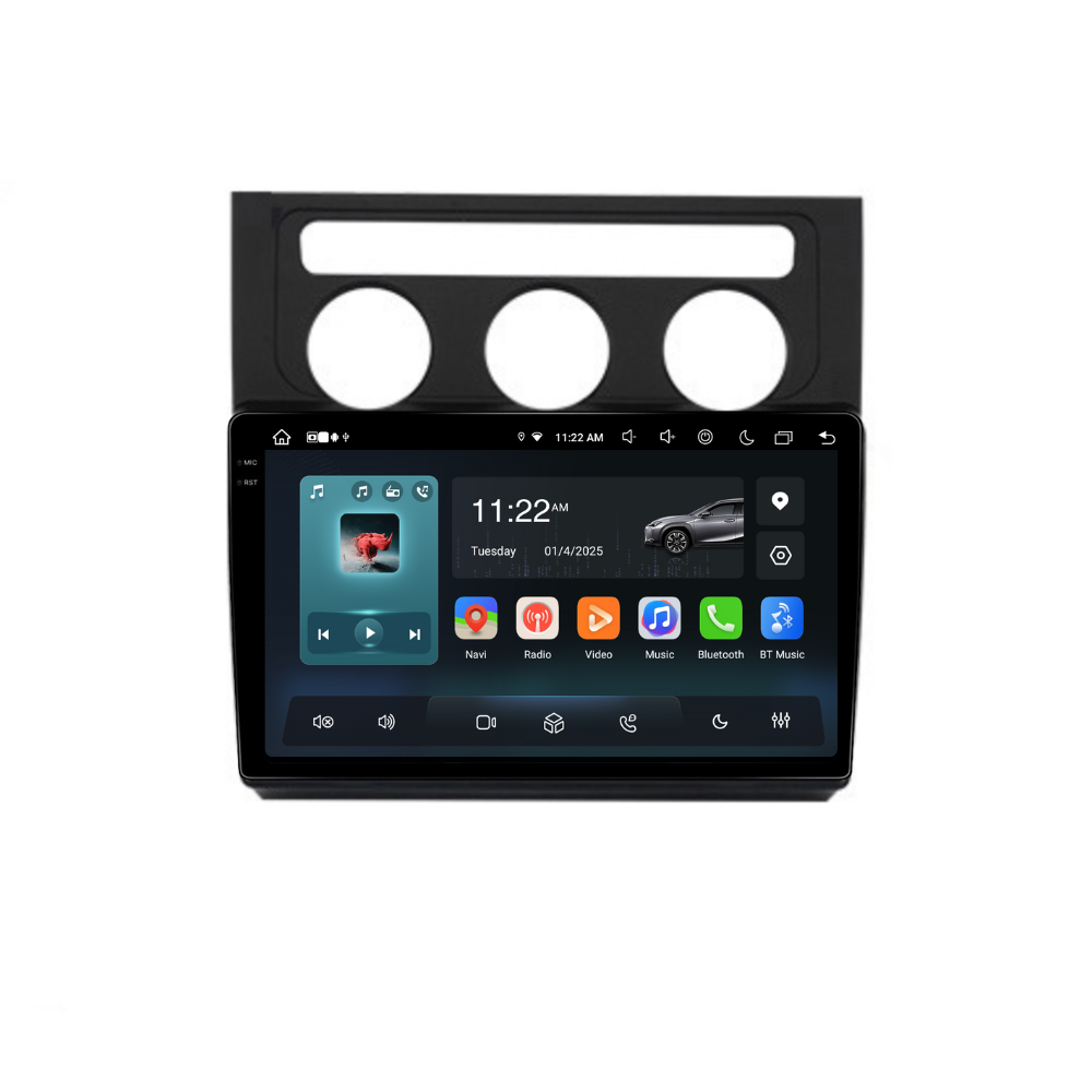 Navigatie Volkswagen Touran (2003-2010), Android, Ecran 10 inch, 4GB RAM 64GB, 8-core
