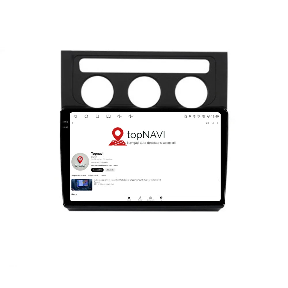 Navigatie Volkswagen Touran (2003-2010), Android, Ecran 10 inch 2K, 12GB RAM 256GB, 8-core