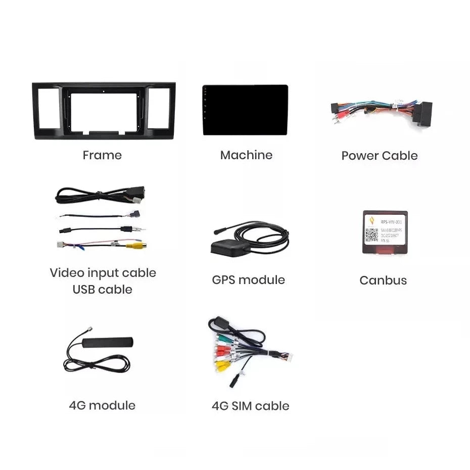 Navigatie Volkswagen Transporter (2016-2020), Android, Ecran 2K, 8GB RAM 256GB, 8-core