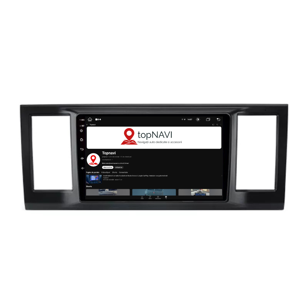 Navigatie Volkswagen Transporter, Caravelle ,Multivan 2016-2020, Android 12, 1GB RAM 32GB, google maps, youtube, wifi, waze, bluetooth