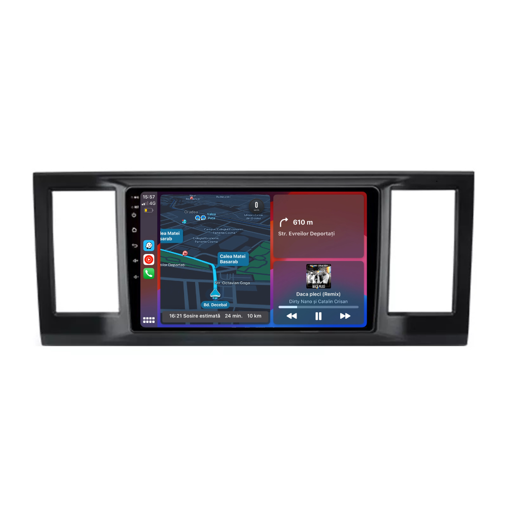 Navigatie Volkswagen Transporter, Caravelle ,Multivan 2016-2020, Android 12, 1GB RAM 32GB, google maps, youtube, wifi, waze, bluetooth