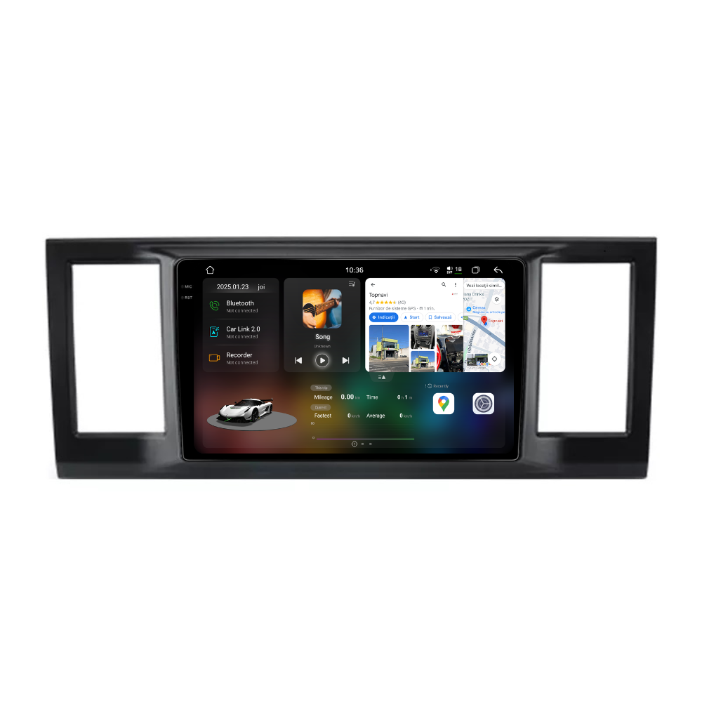 Navigatie Volkswagen Transporter T6 (2016-2020), Android, Ecran 9 inch 2K, 12GB RAM 256GB, 8-core