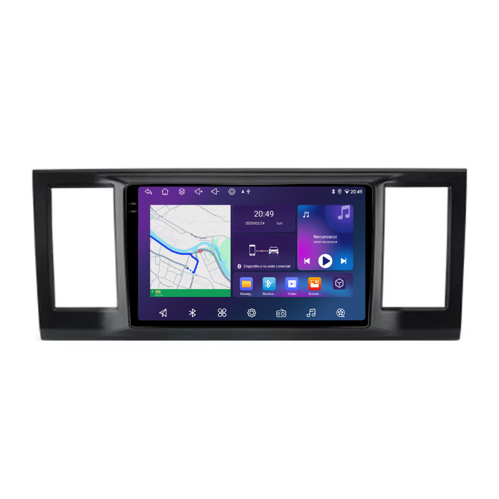 Navigatie Volkswagen Transporter T6 (2016-2020), Android, Ecran 9 inch, 6GB RAM 128GB