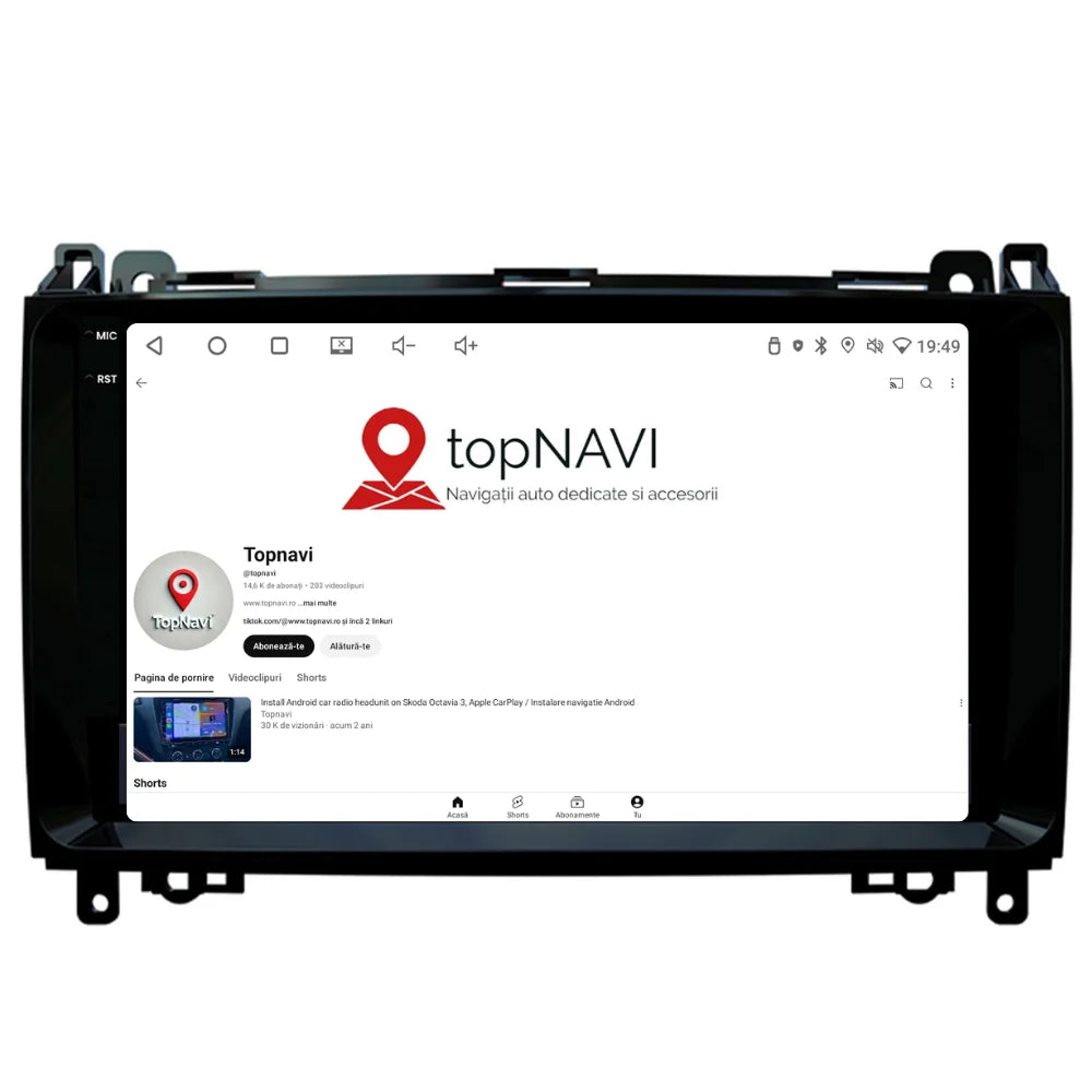 Navigatie VW Crafter (2006-2017), Android, Ecran 9 inch 2K, 12GB RAM 256GB, 8-core