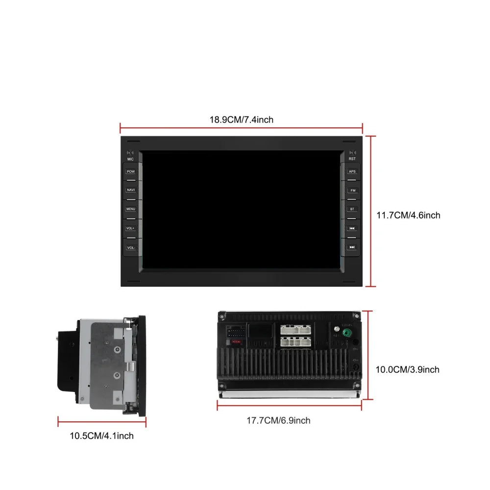 Navigatie Volkswagen, Skoda, Seat, Ecran 7 inch, 4GB RAM 64GB, 4core, Carplay