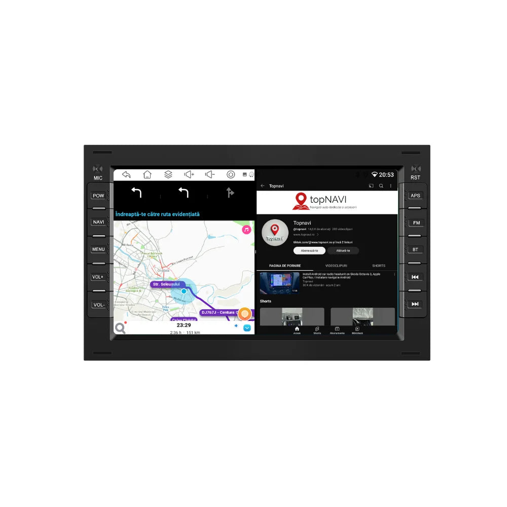 Navigatie Volkswagen, Skoda, Seat, Ecran 7 inch, 4GB RAM 64GB, 4core, Carplay
