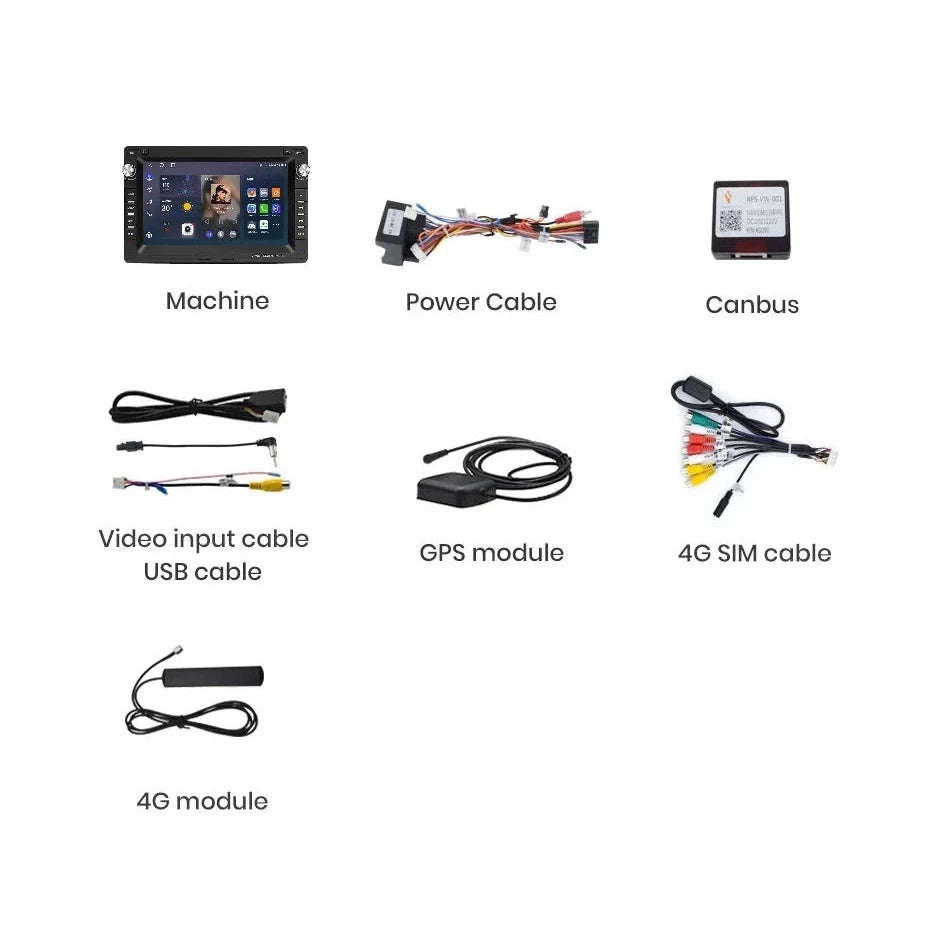 Navigatie VW Passat B5 (1996-2005), Android, Ecran 7 inch, 4GB RAM 64GB