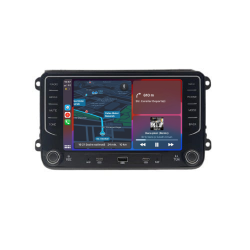 Navigatie VW Eos (2006 - 2013), Android, Ecran 7 inch, 1GB RAM 32GB, butoane tactile