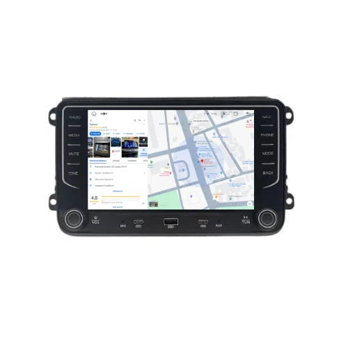 Navigatie Skoda Yeti (2009 - 2017), Android, Ecran 7 inch, 4GB RAM 64GB, butoane tactile, 8-core 4G