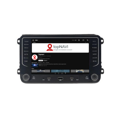 Navigatie Skoda Fabia (2007 - 2013), Android, Ecran 7 inch, 4GB RAM 64GB, butoane tactile, 8-core 4G