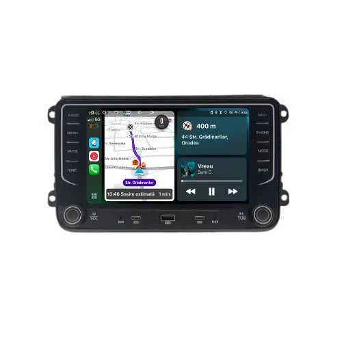 Navigatie Volkswagen, Skoda, Seat, 4GB RAM / 64GB, Ecran 7 inch, Carplay
