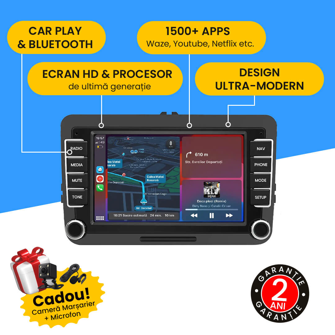 Navigatie VW Passat B6 (2004-2014), Android.