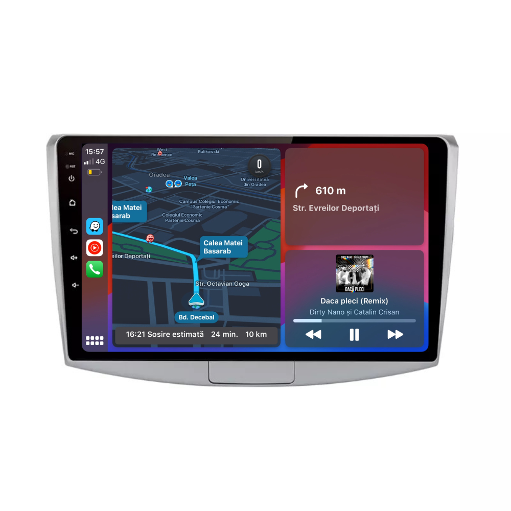 Navigatie Vw Passat B6 (2005-2014), Android, Ecran 10 inch, 1GB RAM 32GB