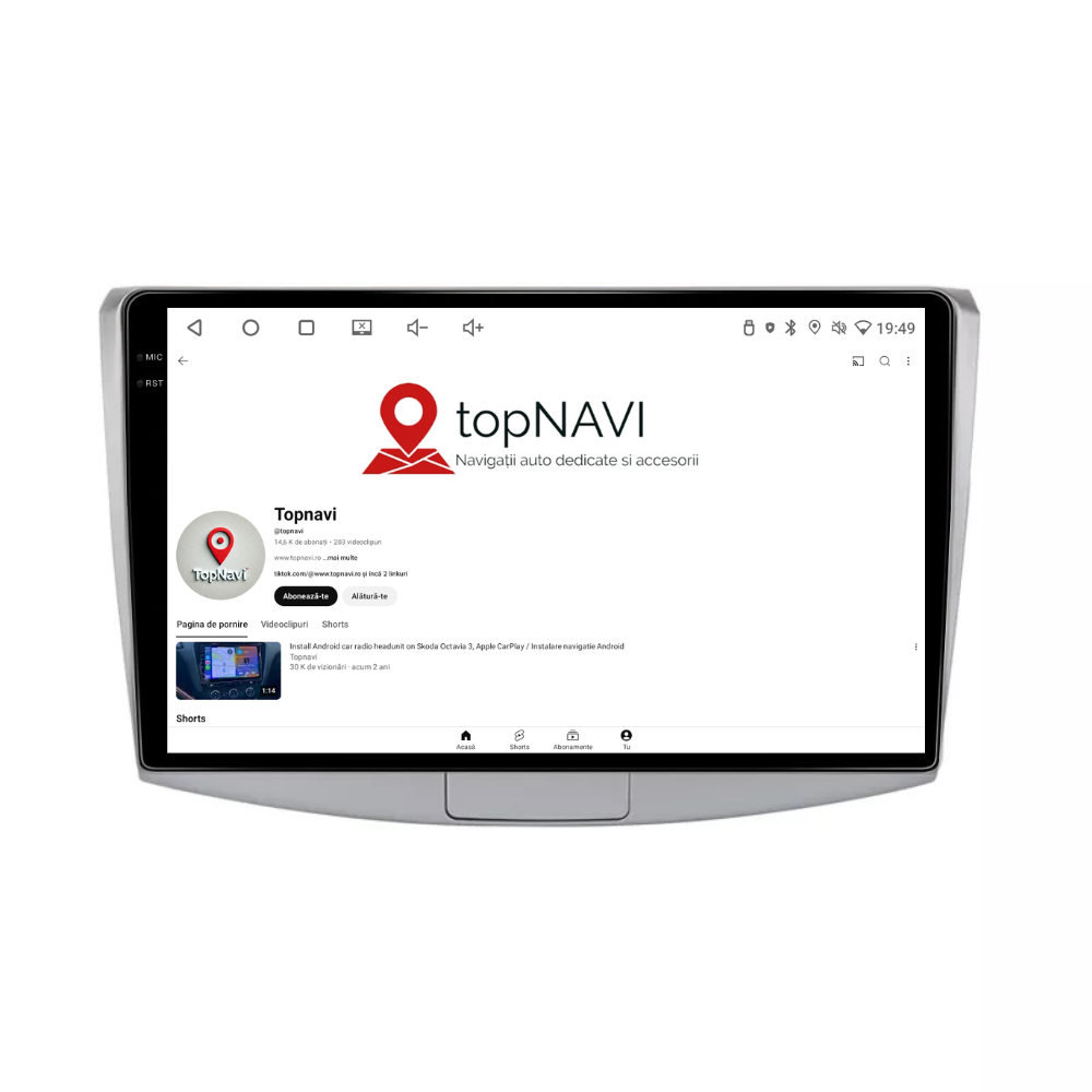 Navigatie Volkswagen Passat B6 (2004-2014), Android, Ecran 10 inch, 4GB RAM 64GB, 8-core