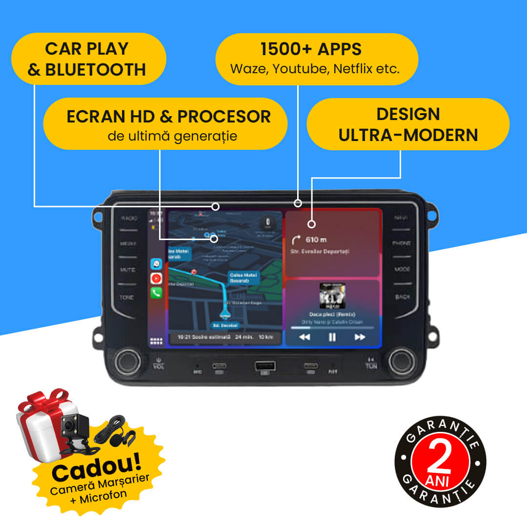 Navigatie VW Passat B7 (2009 - 2013), Android.
