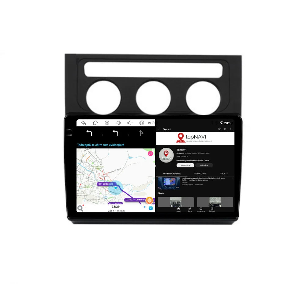 Navigatie VW Touran (2003-2010), Android, Ecran 10 inch, 6GB RAM 128GB
