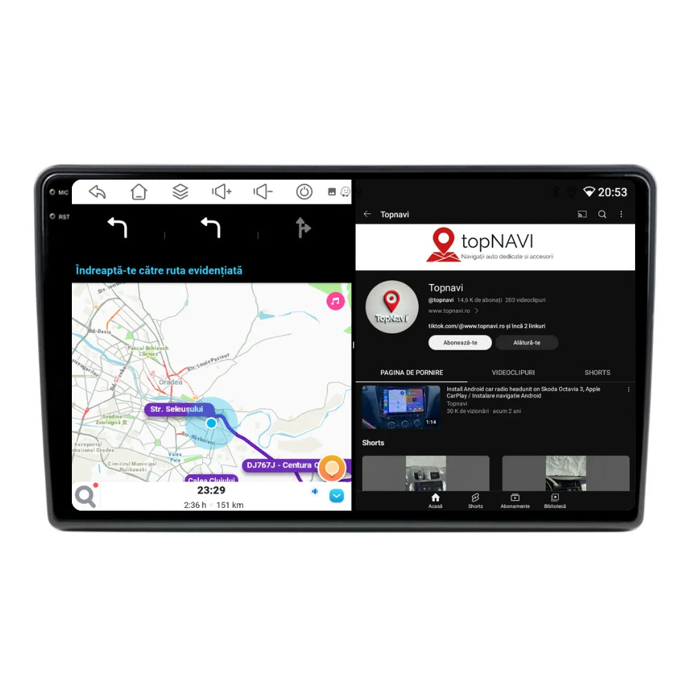 Navigatie Opel Zafira (2004-2014), Ecran 9 inch, 6GB RAM 128GB, 8-core