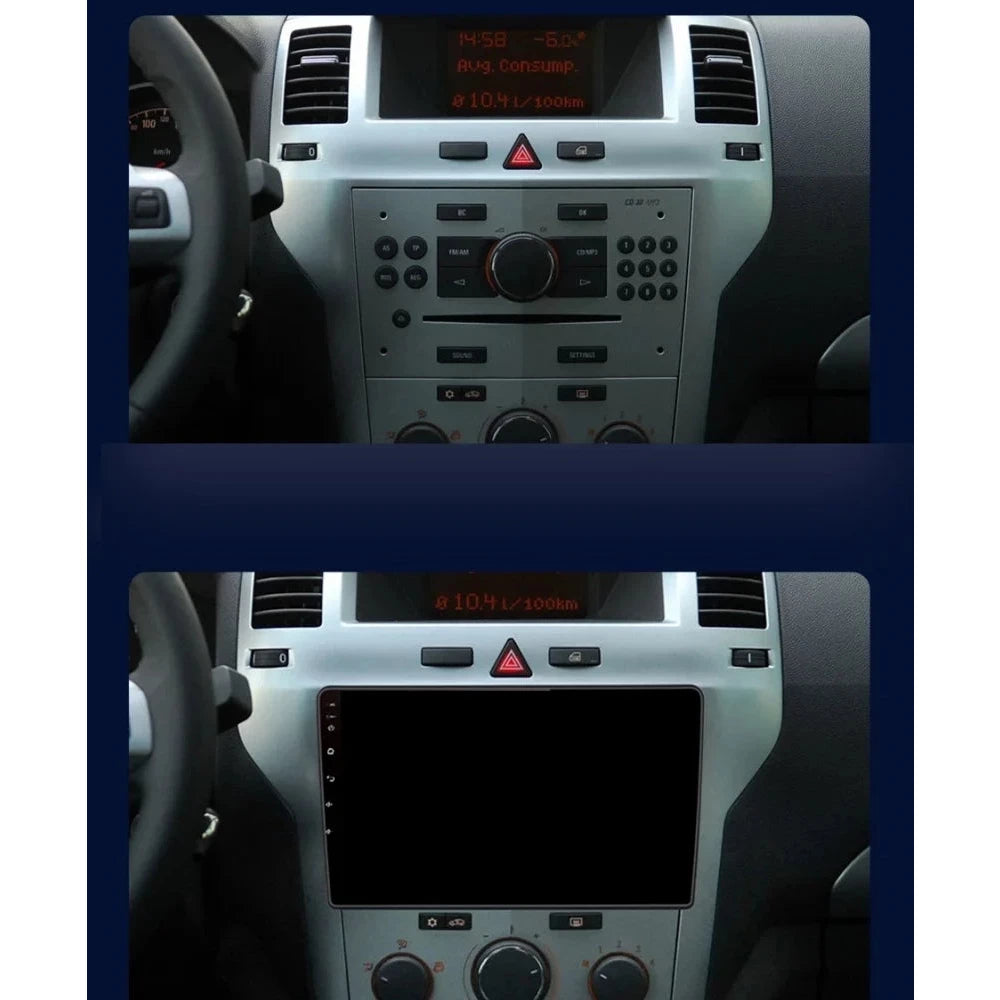 Navigatie Opel Zafira (2004-2014), Ecran 9 inch, 4GB RAM 64GB, 8-core