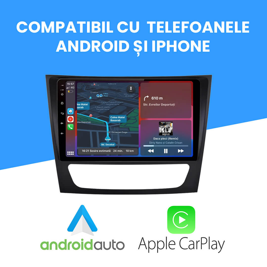 Navigație Mercedes E-Class w211 (2002-2009), Android.