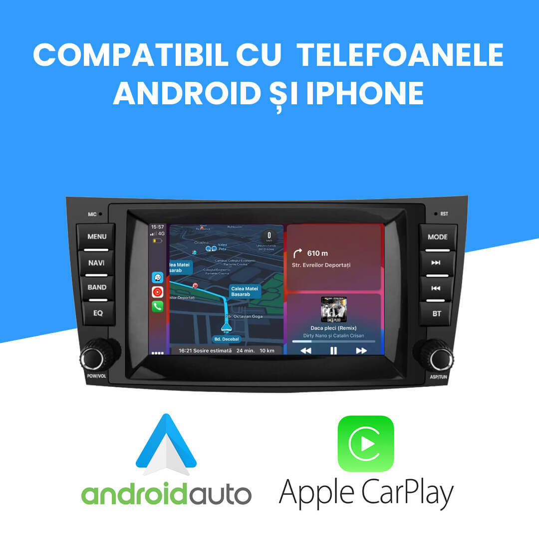 Navigatie Mercedes E-class w211 (2003-2009), Android.