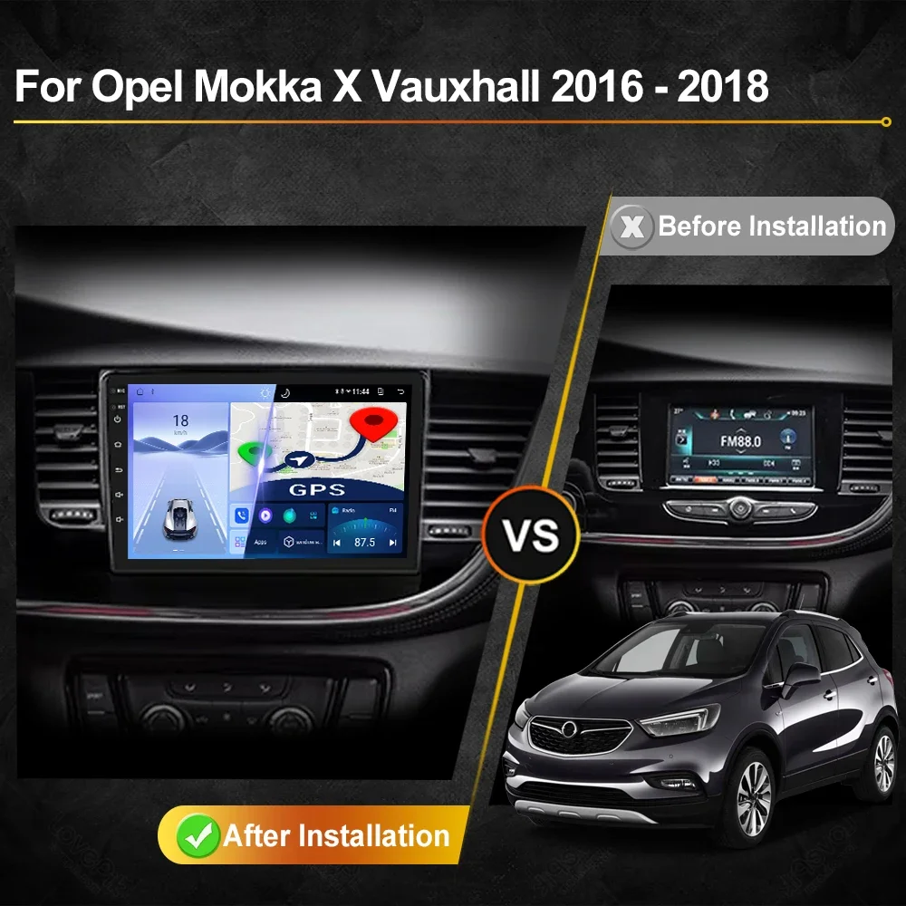 Navigatie Opel Mokka (2016-2020), Ecran 9 inch, Carplay / Android auto, Youtube, Waze
