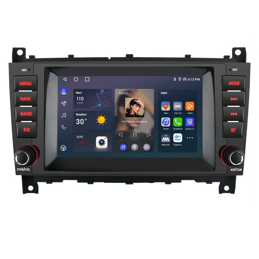 Navigatie C-class w203 (2004-20007), Android, Ecran 7 inch, 4GB RAM 64GB, 8core