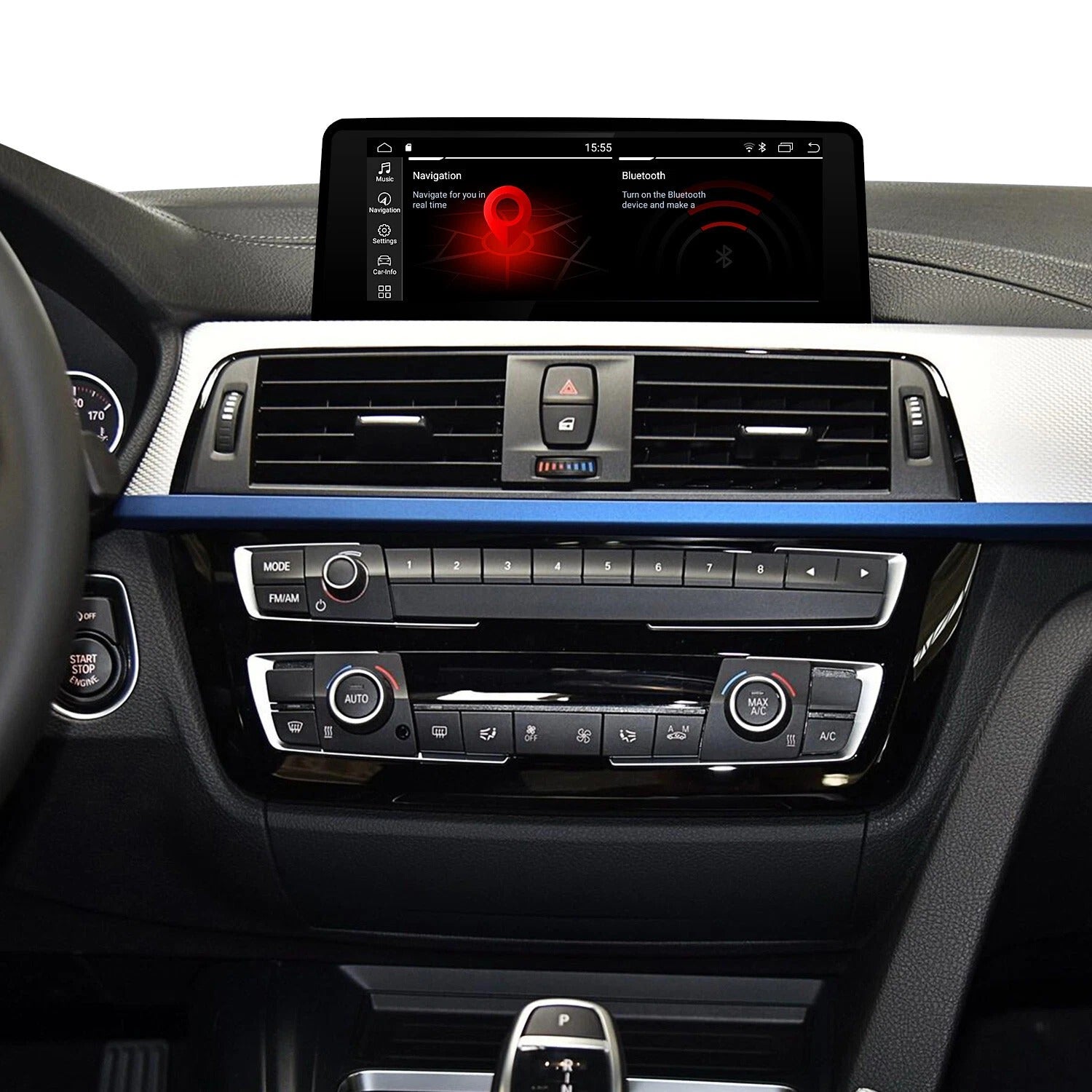 Navigatie Bmw Seria 3 F34 GT (2011-2017), Android, carplay / android auto