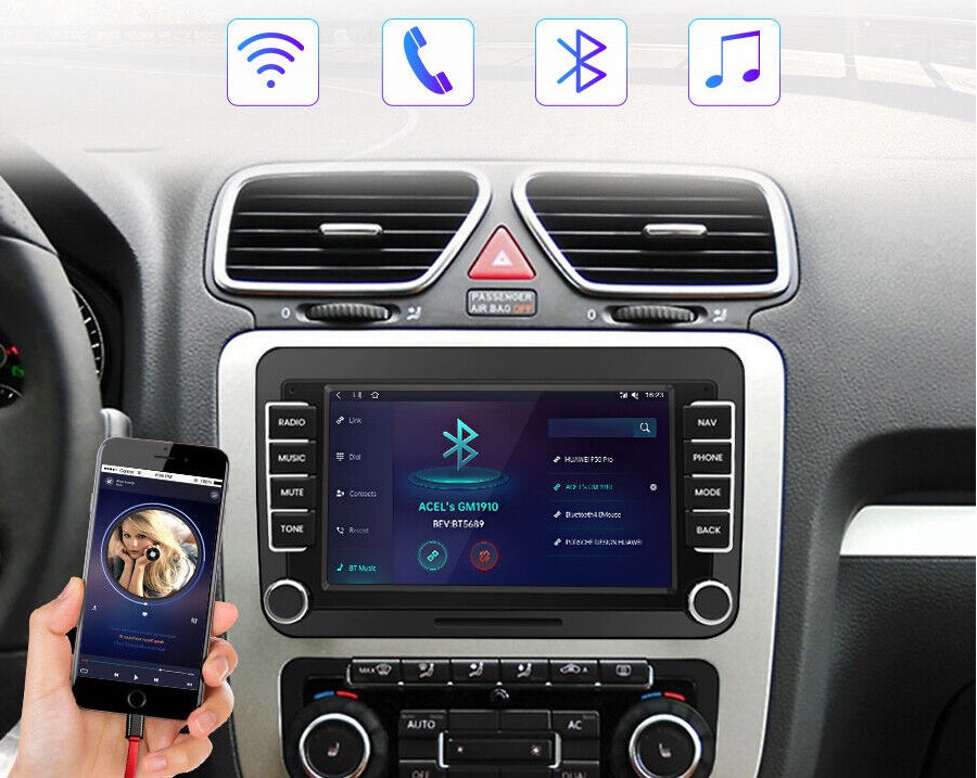 Navigatie Seat Leon (2005-2013), Ecran 7 inch, 4GB RAM 64GB, carplay / android auto