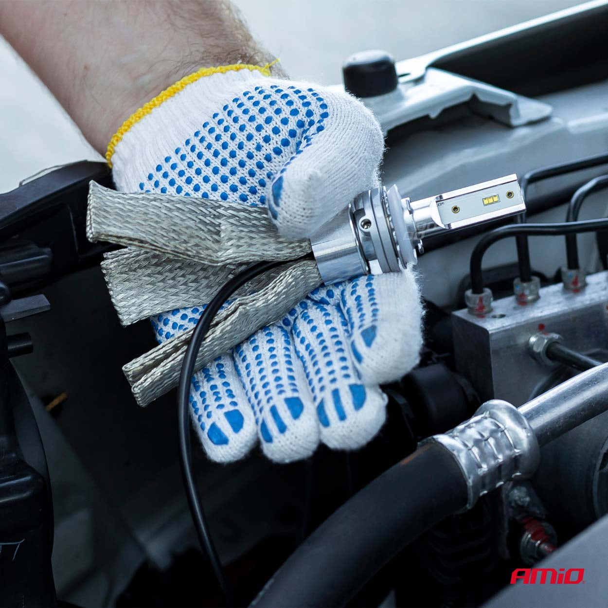 Set 2 becuri LED seria RS+, tip bec H7, 6000K 50W, CANBUS, 360 grade