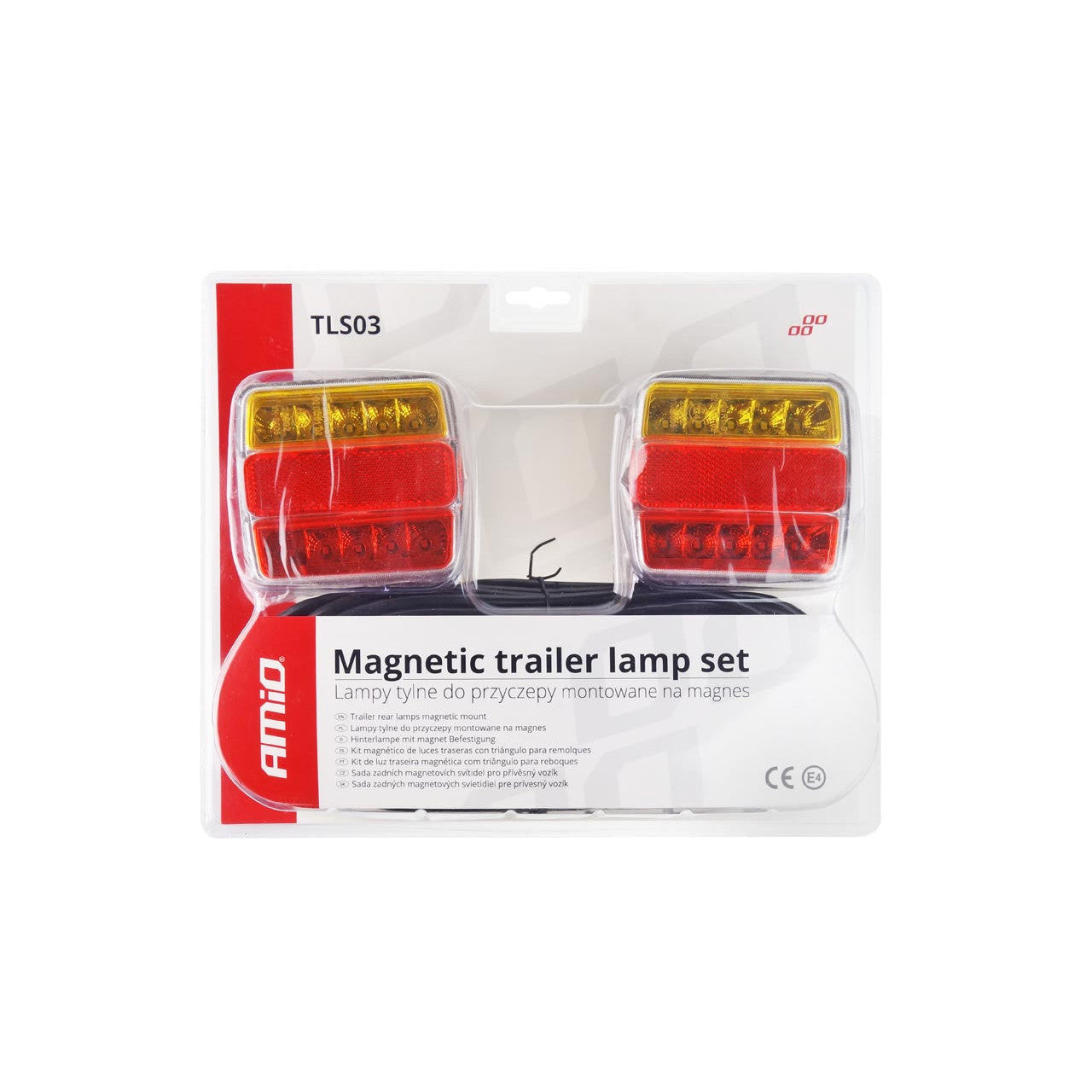 Set stopuri lampa spate trailer / remorca cu prindere magnetica