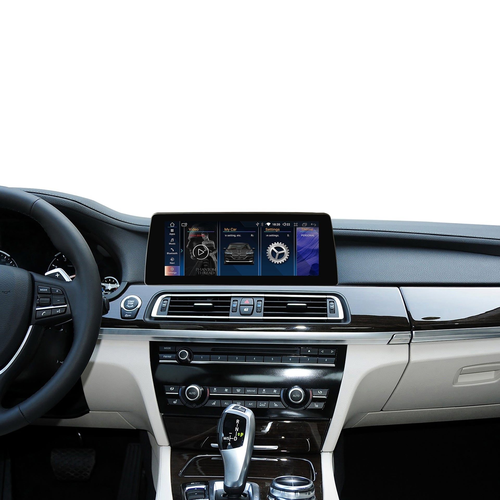 Navigatie Bmw seria 7 F01 F02 F03 (2009-2017), Android, Carplay / Android Auto