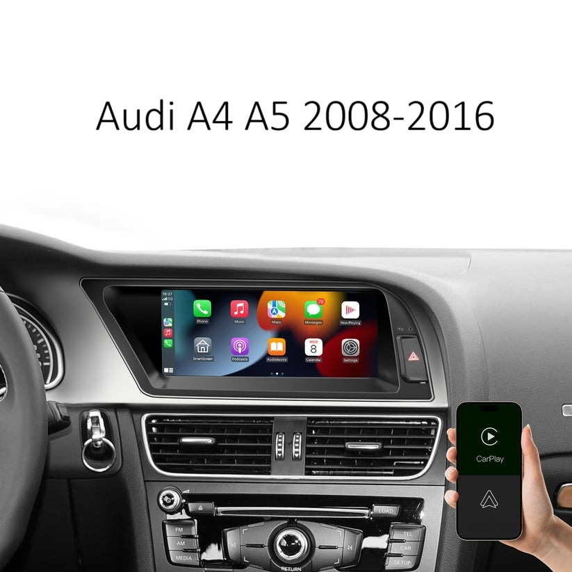 Navigatie Audi A4 / A5 B8 2008-2016, Android, Carplay, Bluetooth, Youtube, Waze