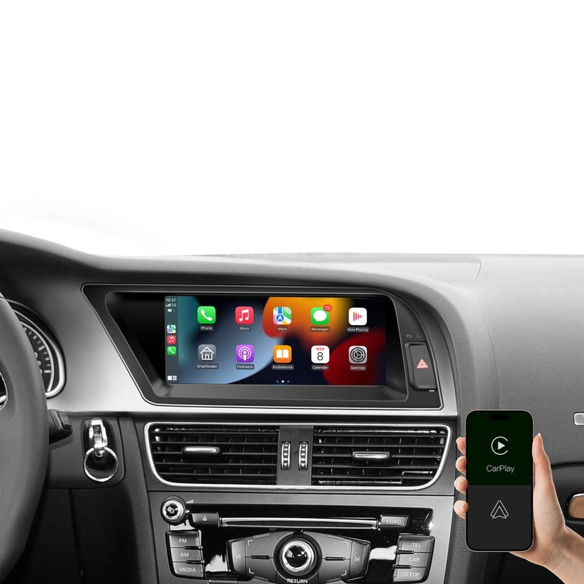 Navigatie Audi A4 B8 2008-2016, Android, Carplay, Bluetooth, Youtube, Waze