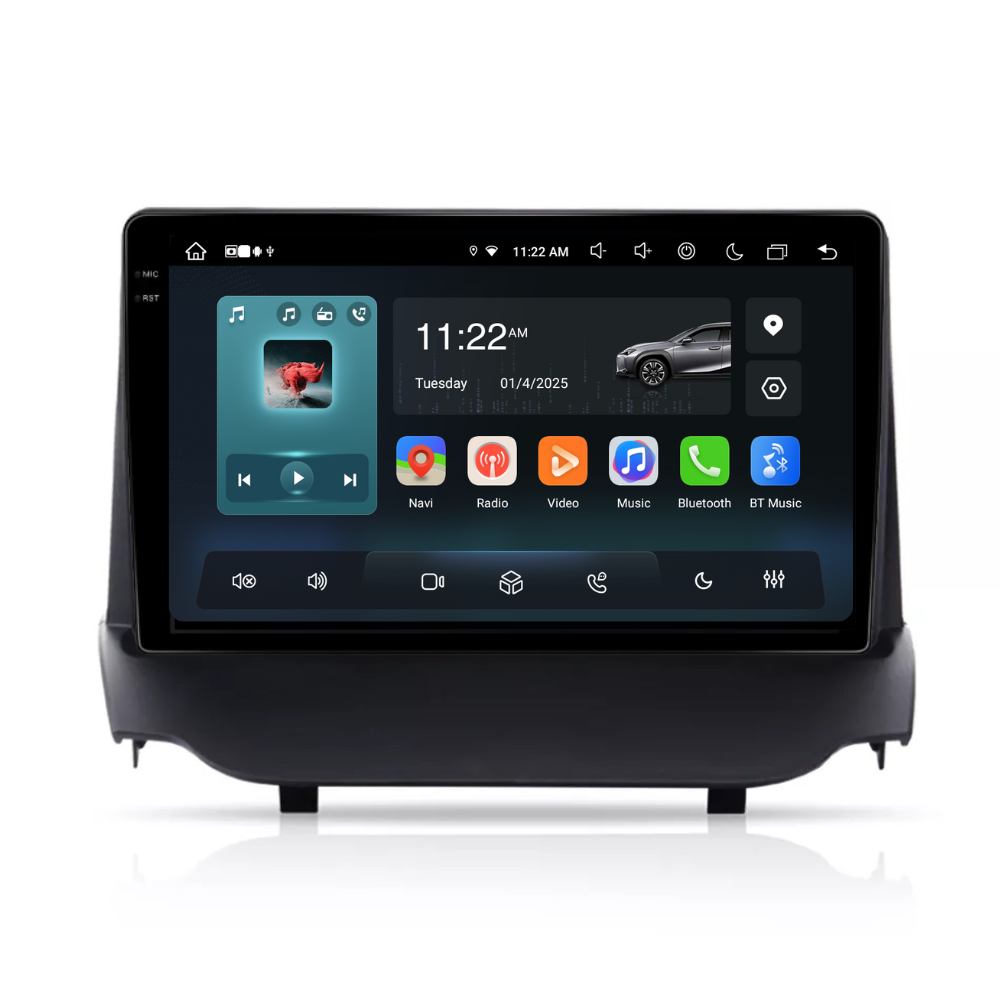 Navigație Ford Fiesta (2009-2011), Android, Ecran 9", Carplay / Android auto