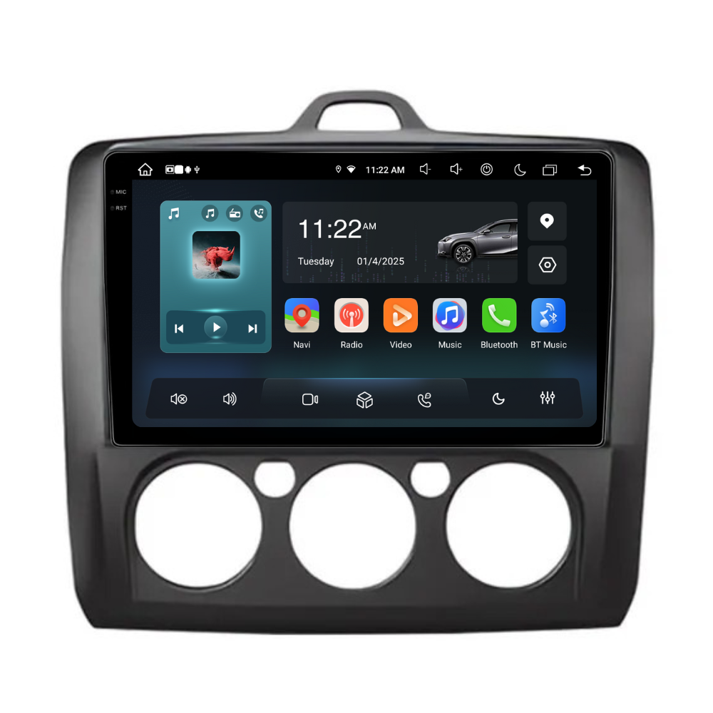 Navigatie Ford Focus 2 (2004-2012), Android, Ecran 9", Carplay / Android auto