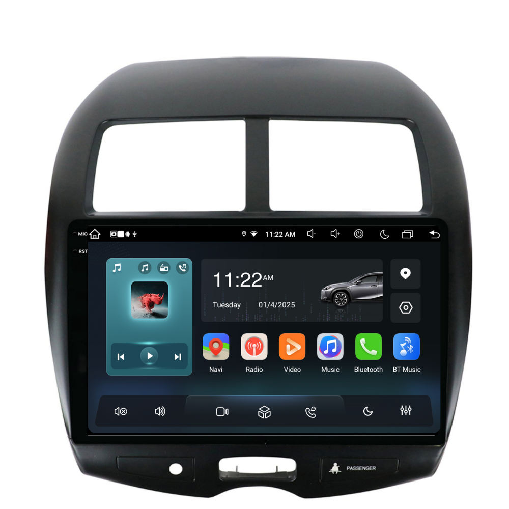Navigație Mitsubishi ASX (2010-2015), Android, Ecran 10", Carplay / Android Auto