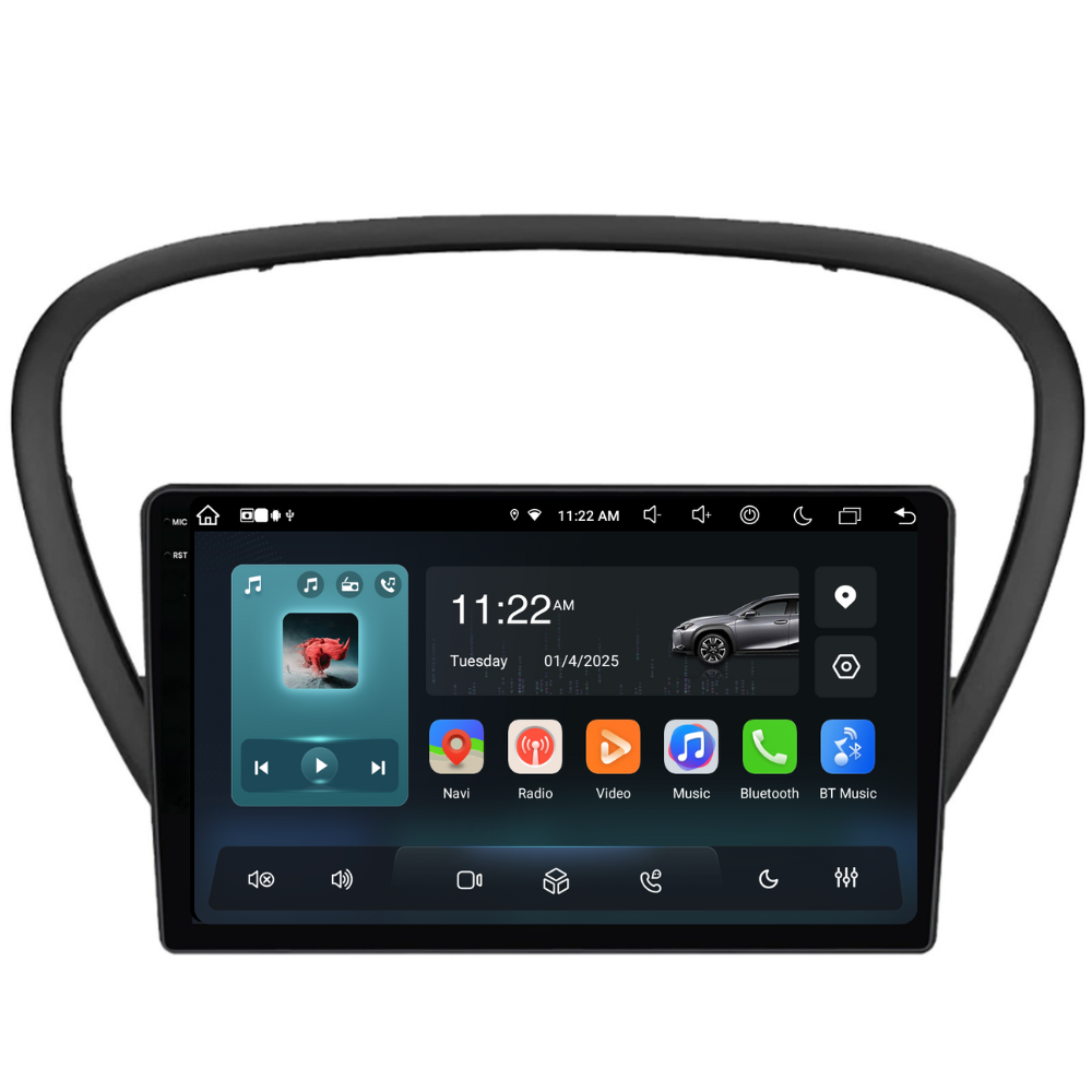 Navigatie Peugeot 607 (2004-2011), Ecran 9", Carplay / Android Auto