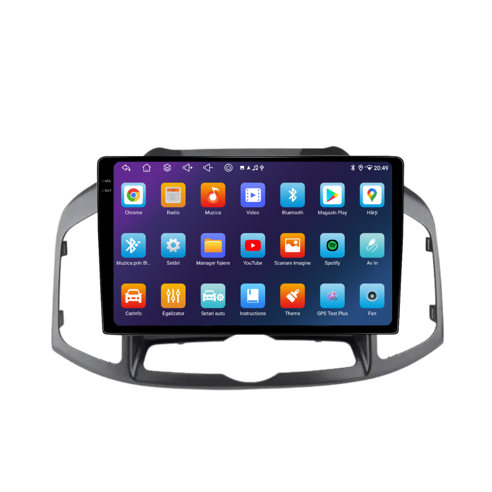Navigatie Chevrolet Captiva (2011-2016), Ecran 10", Carplay / Android auto