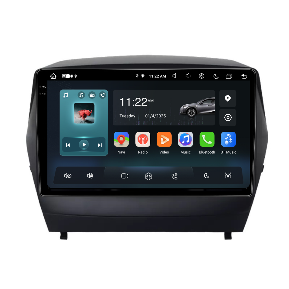 Navigatie Hyundai Tucson (2009-2015), Ecran 10 inch, Carplay Android Auto, Youtube, Waze