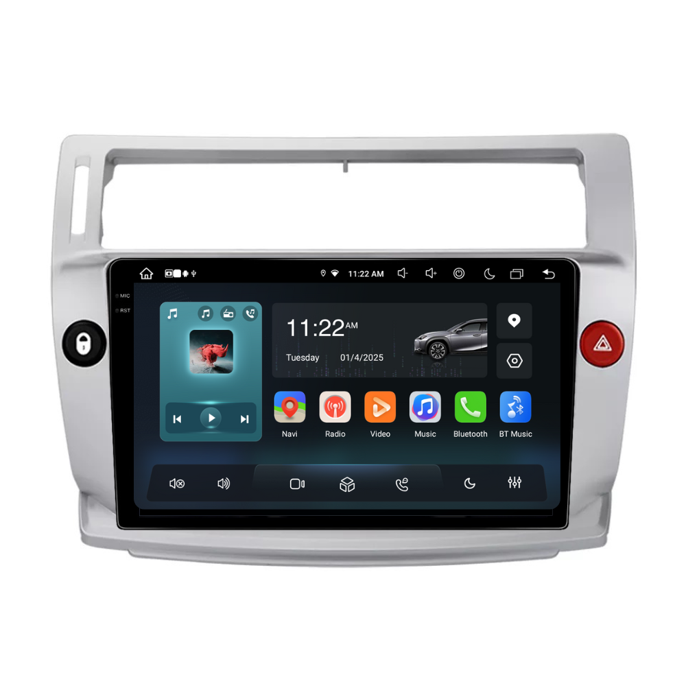 Navigatie Citroen C4 (2004-2009), Ecran 9", Carplay / Android auto
