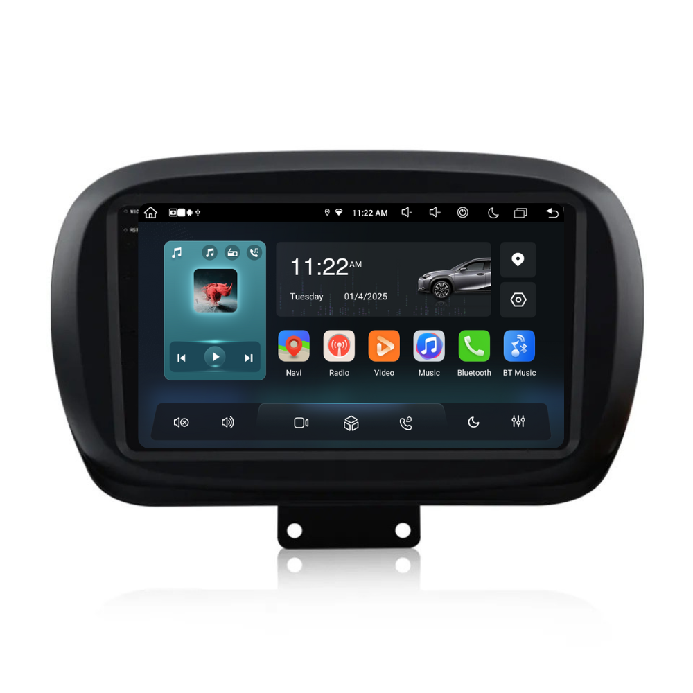 Navigatie Fiat 500x (2014-2020), Ecran 9", Carplay / Android Auto