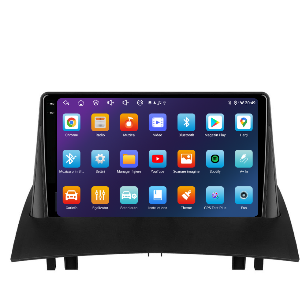 Navigatie Renault Megane 2 (2002-2009), Ecran 9", Carplay / Android Auto