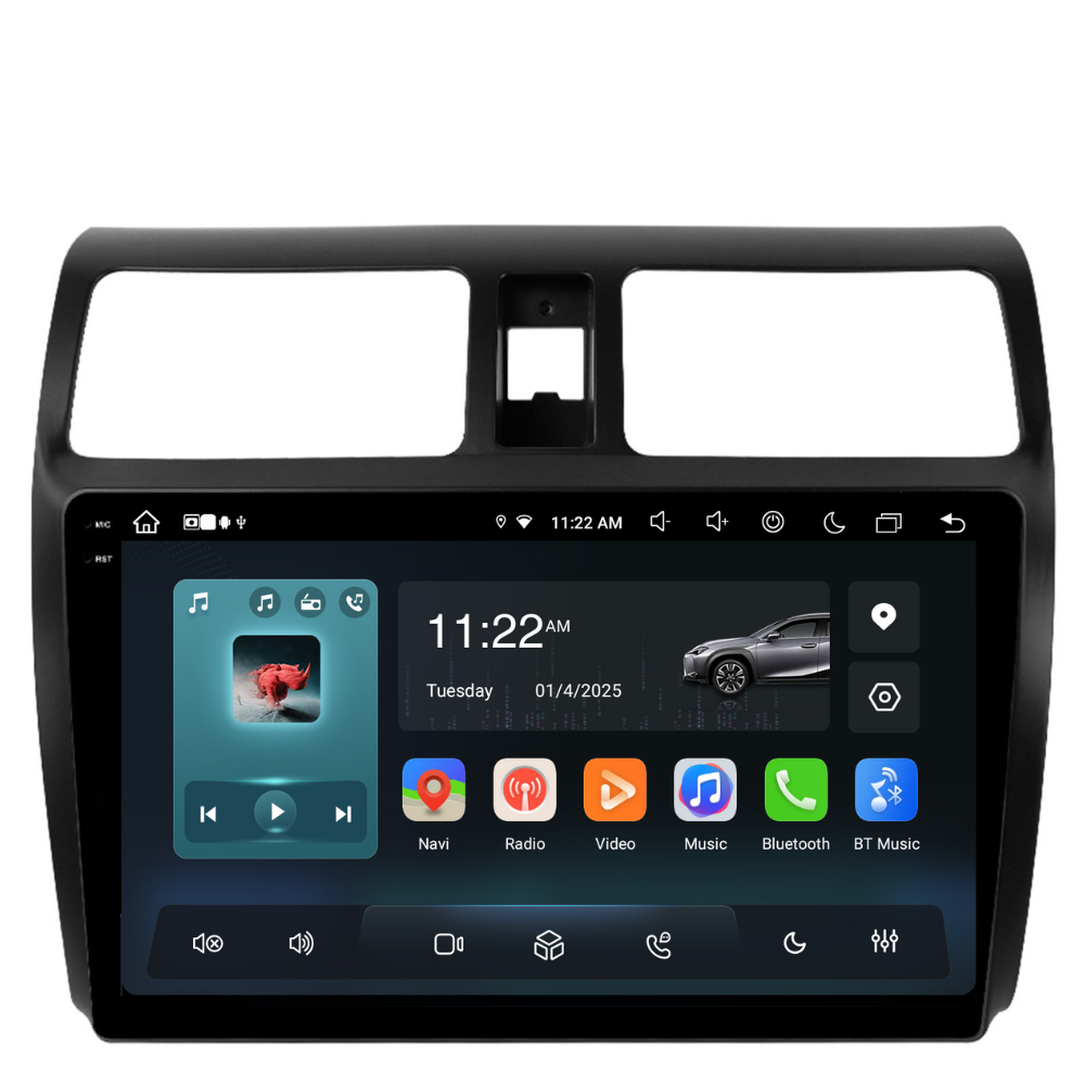Navigatie Suzuki Swift (2003-2010), Android, Ecran 10", Carplay / Android auto