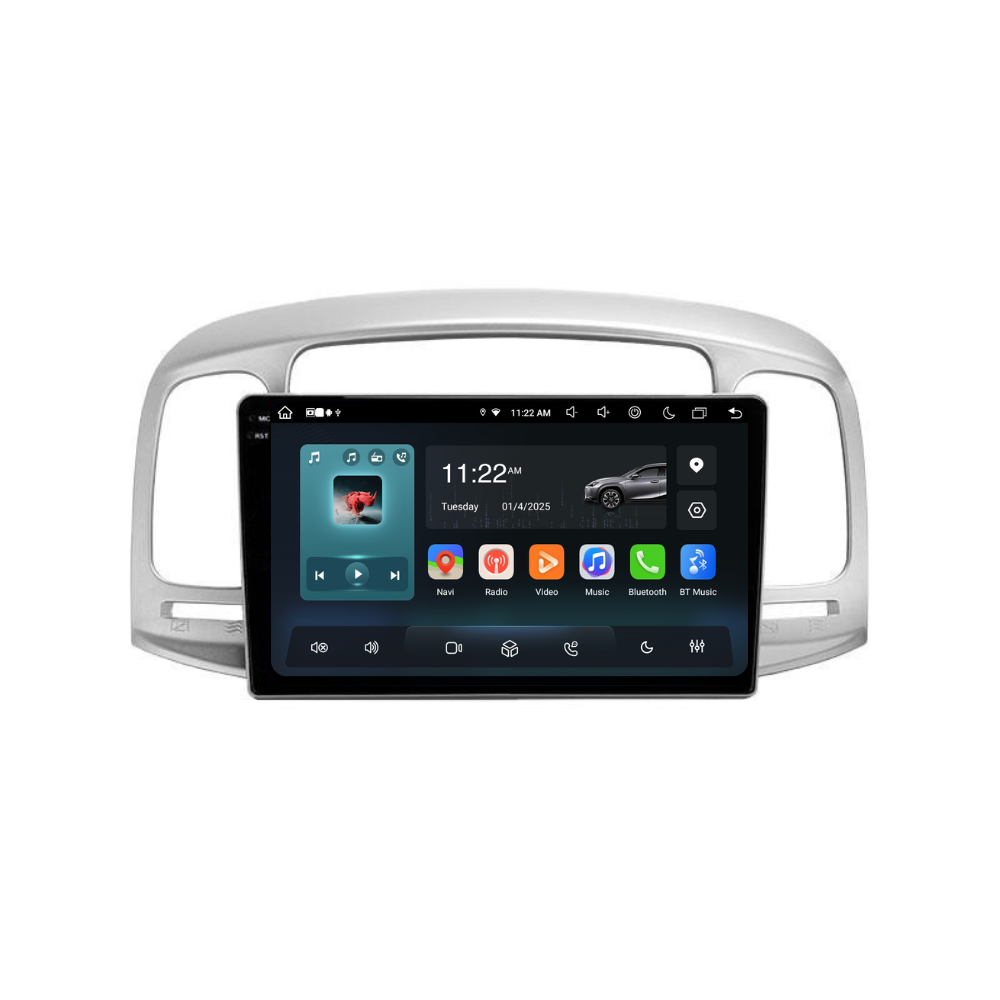 Navigatie Hyundai Accent (2007-2012), Ecran 9", Carplay / Android Auto