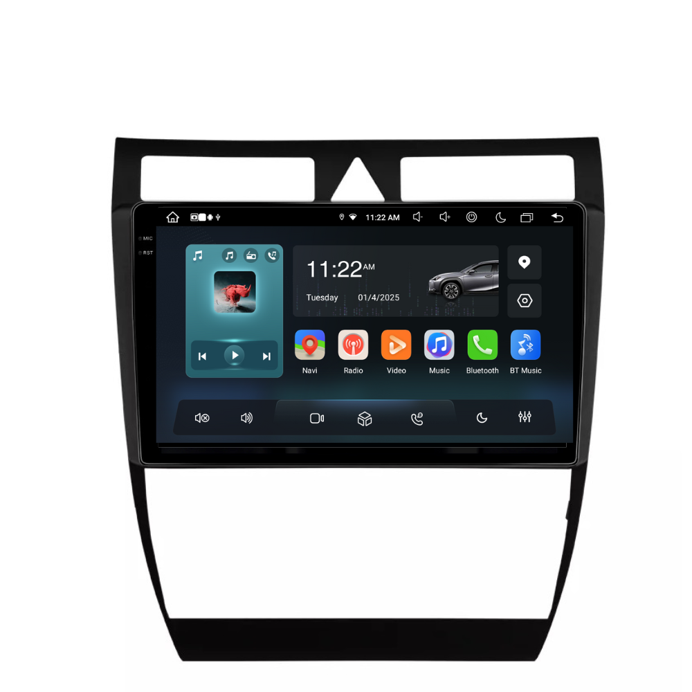 Navigatie Audi A6 C5 (1997-2006), Android, Ecran 9 inch, carplay / android auto