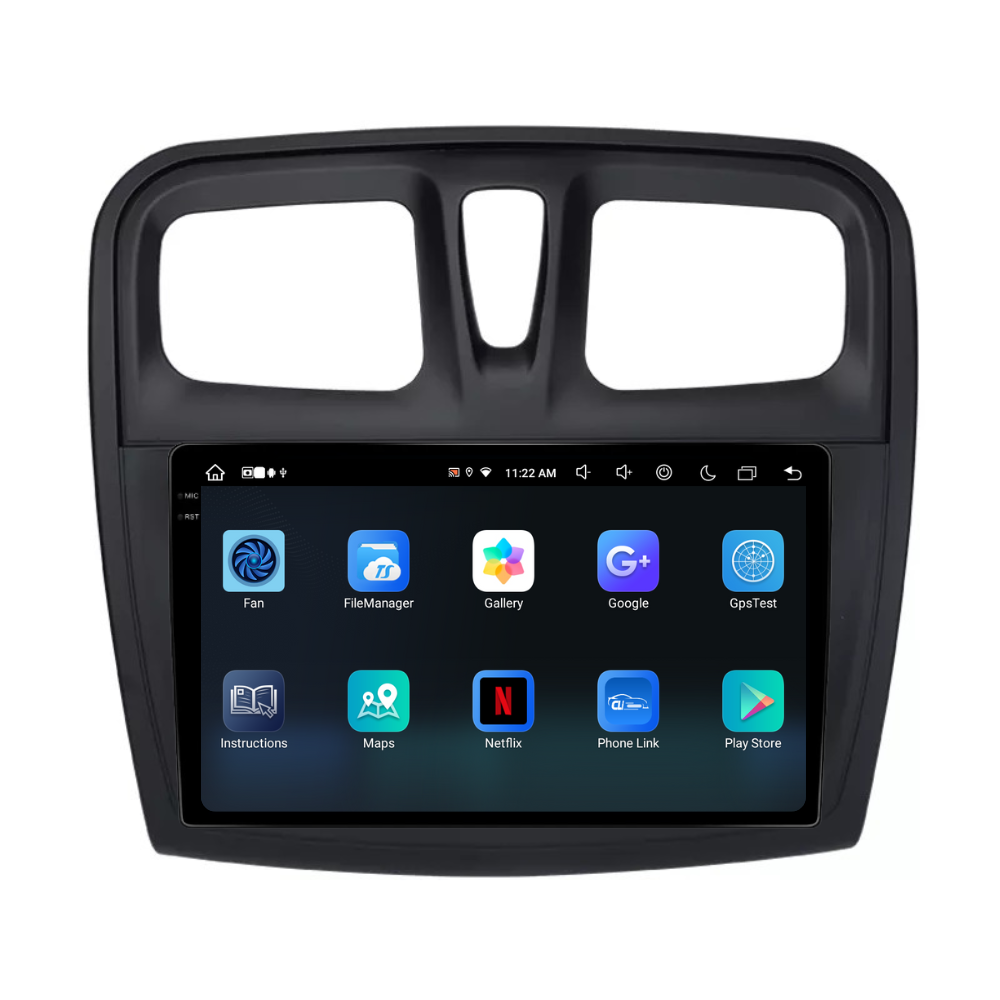 Navigatie Dacia Logan 2 (2012-2020), Android, Ecran 9 inch, 4GB RAM 64GB, 8-core