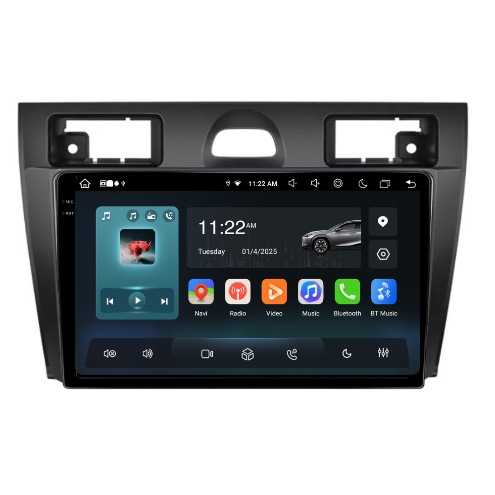 Navigatie Ford Fiesta (2002-2008), Android, Ecran 9", Carplay / Android auto