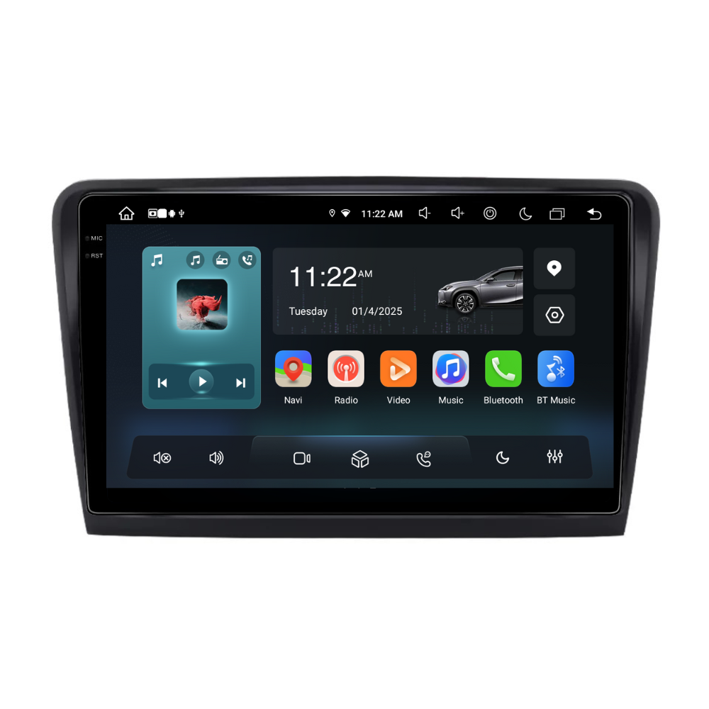 Navigatie Skoda Superb 2 (2008-2015), Android, Ecran 10", Carplay / Android auto